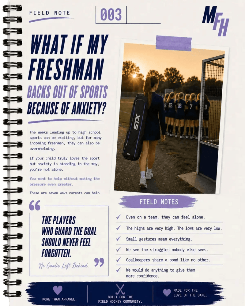 What If My Freshman Backs Out of Sports Because of Anxiety? - Minted Field Hockey