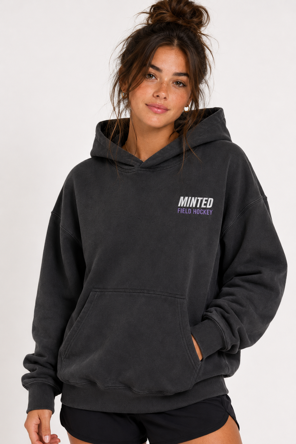 Minted Field Hockey Hoodie Embroidered Minted Field Hockey