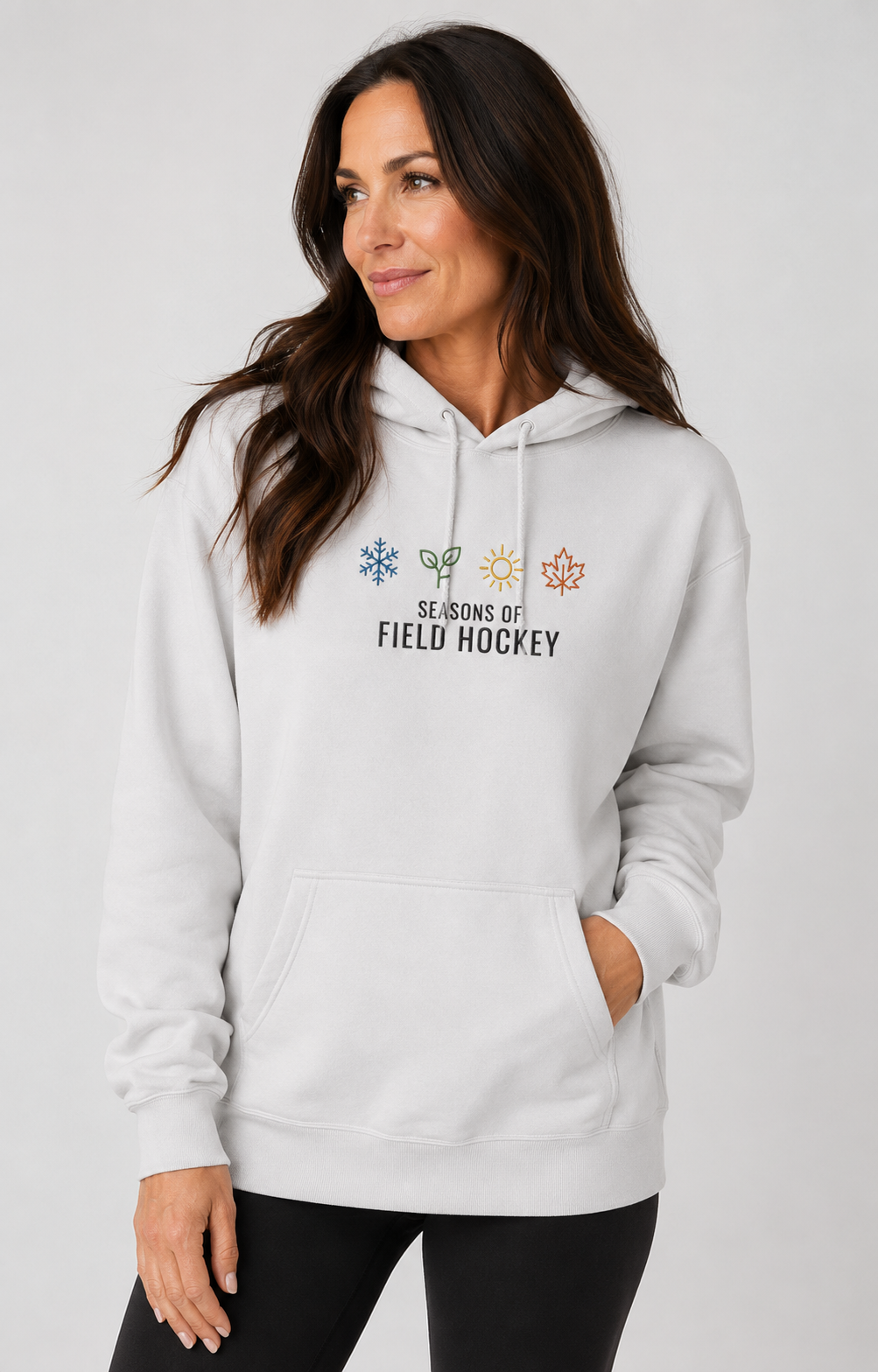 Four Seasons of Field Hockey Hoodie