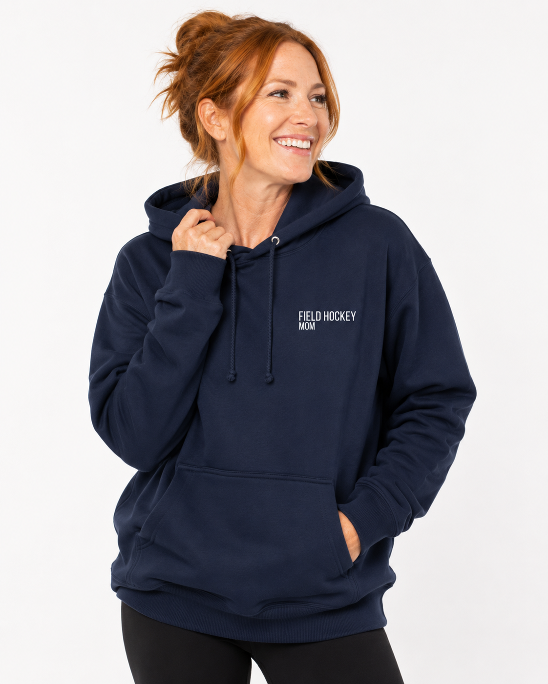 Field Hockey Mom Embroidered Heavyweight Hoodie