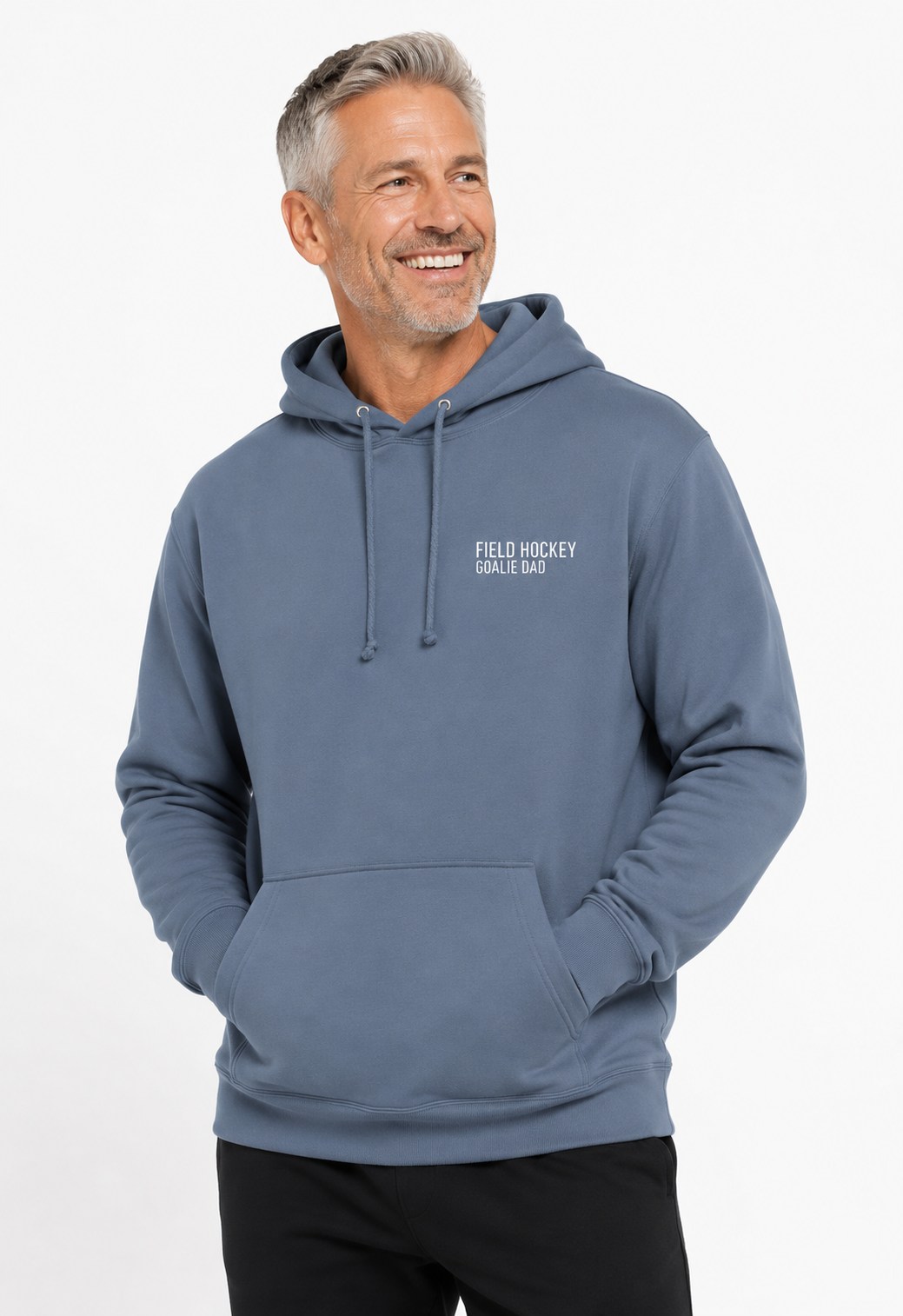 Field Hockey Goalie Dad Hoodie Embroidered Sweatshirt