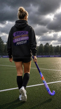 Bruises are Field Hockey Makeup Graphic Hoodie | Minted Field Hockey
