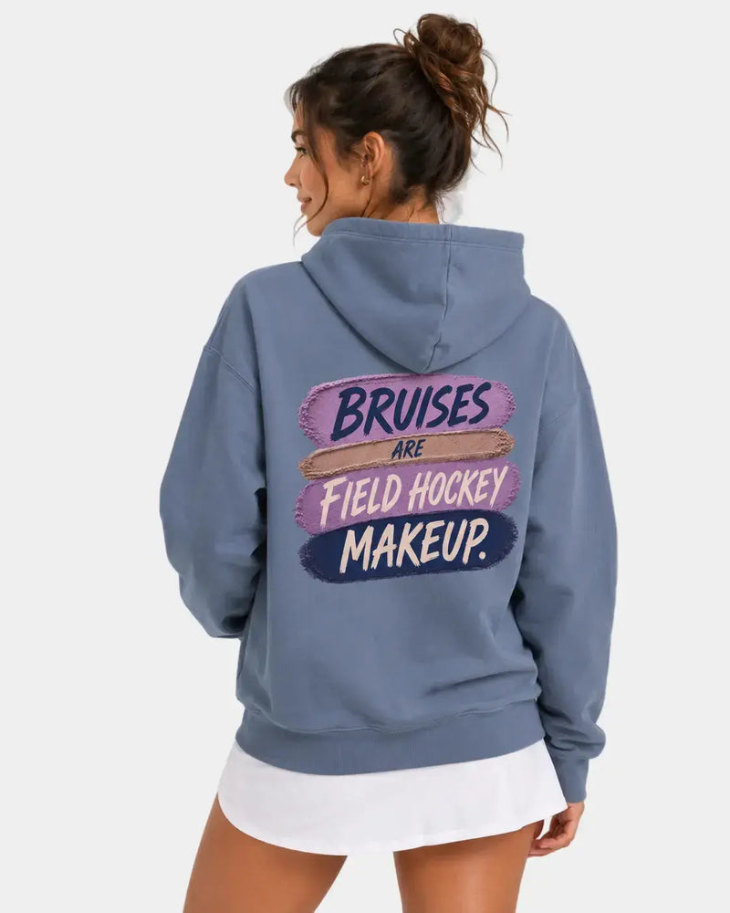 Bruises are Field Hockey Makeup Graphic Hoodie | Minted Field Hockey