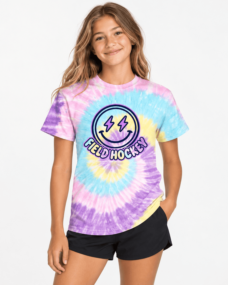 Electric Smile Youth Tie Dye Tshirt tshirts
