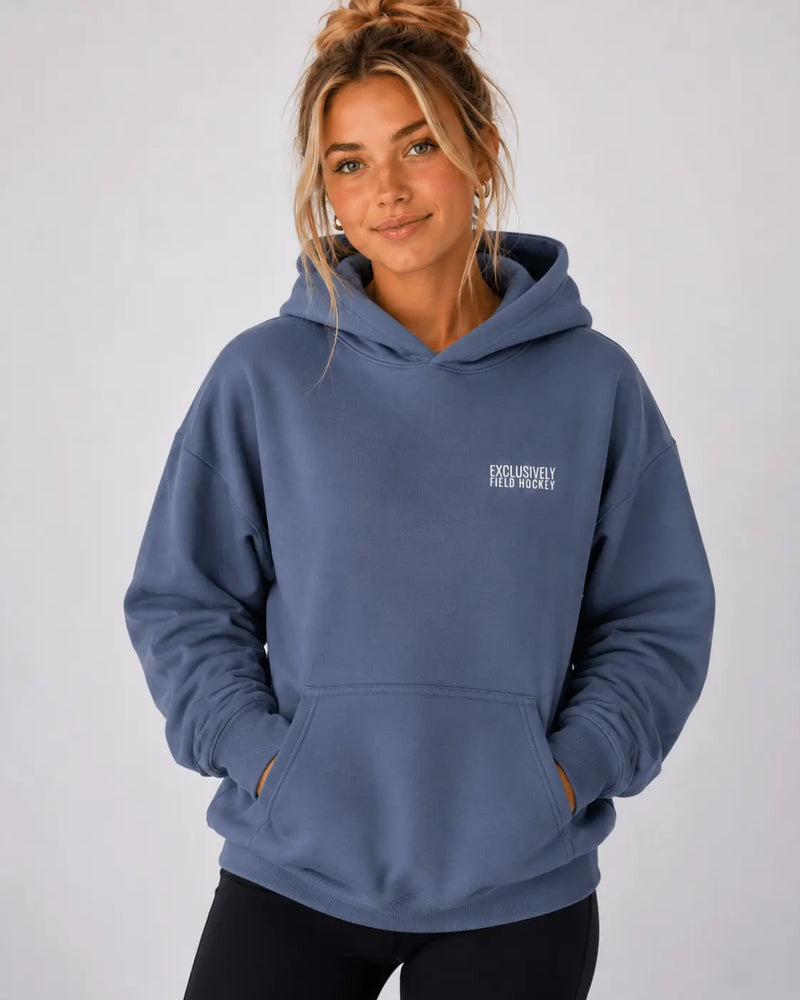 Exclusively field Hockey Hoodie Embroidered Minted Field Hockey