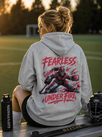 Fearless Under Fire Field Hockey Goalie Hoodie | Minted Field Hockey