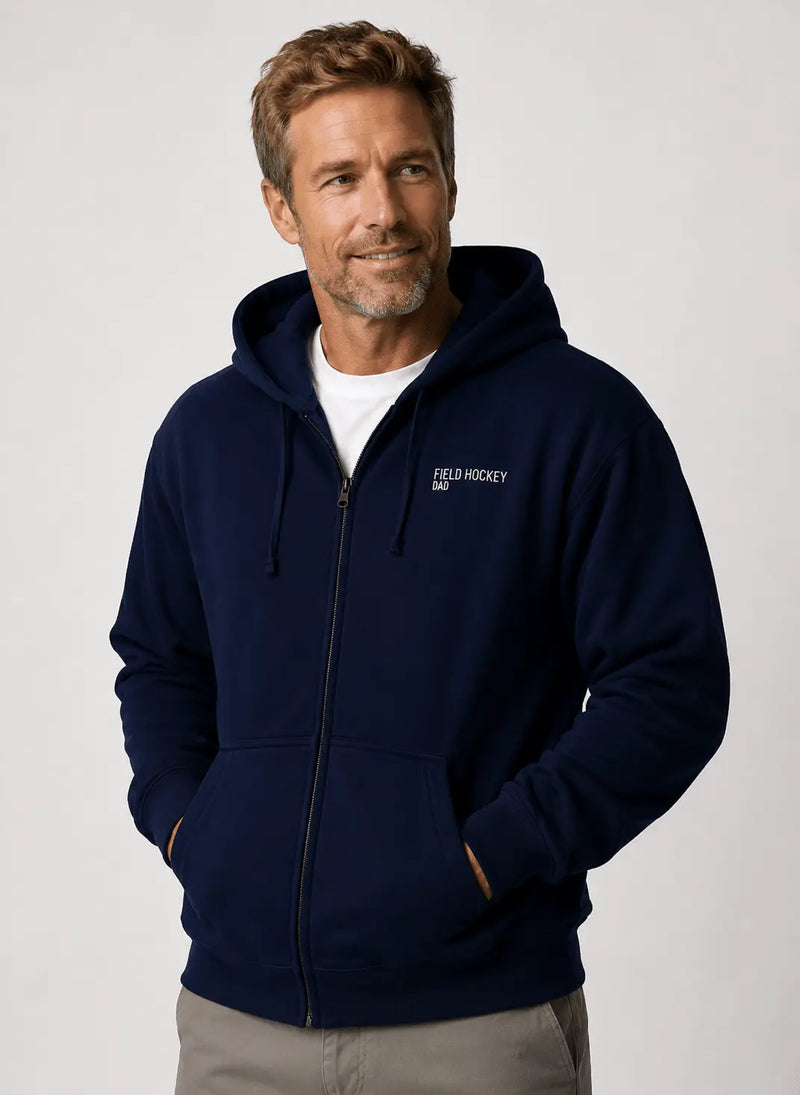 Field Hockey Dad Zip Hoodie Minted Field Hockey