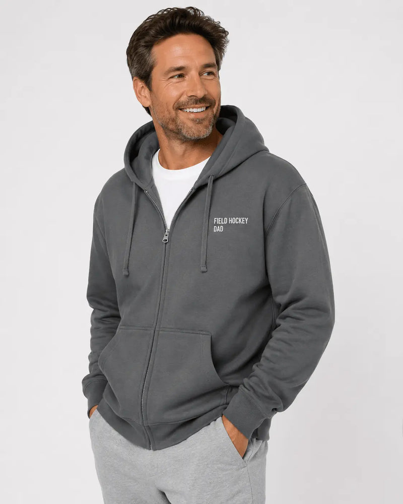 Field Hockey Dad Zip Hoodie Minted Field Hockey
