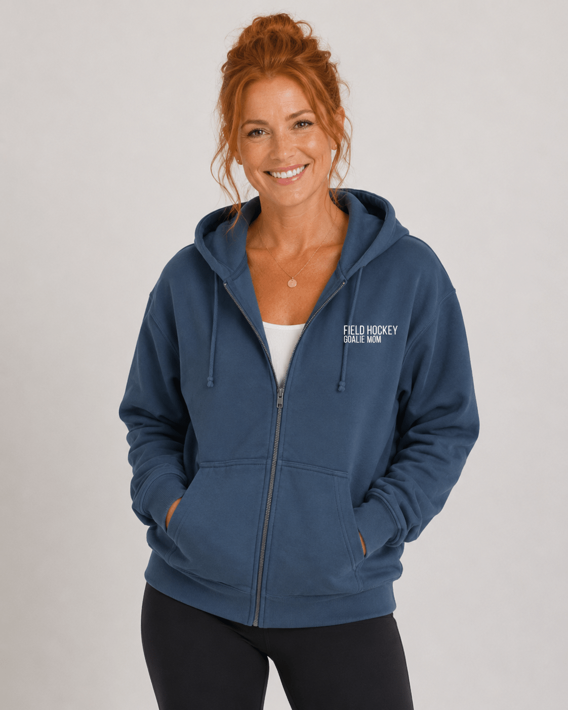 Field Hockey Goalie Mom Zip Hoodie | Minted Field Hockey