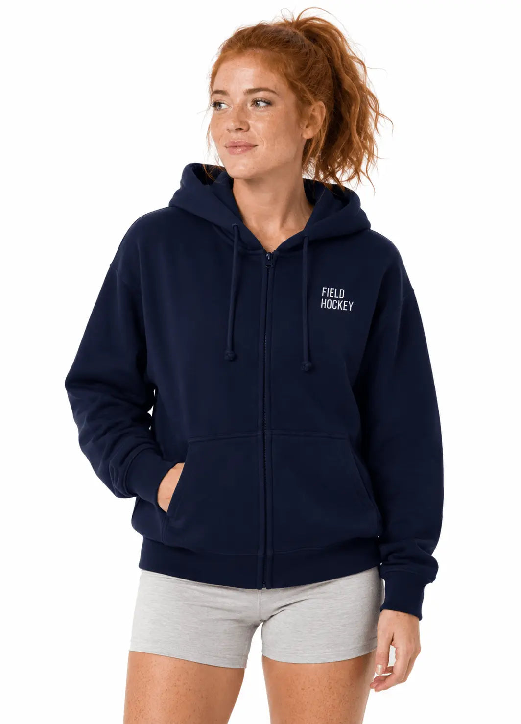 Field Hockey Zip Hoodie Minted Field Hockey
