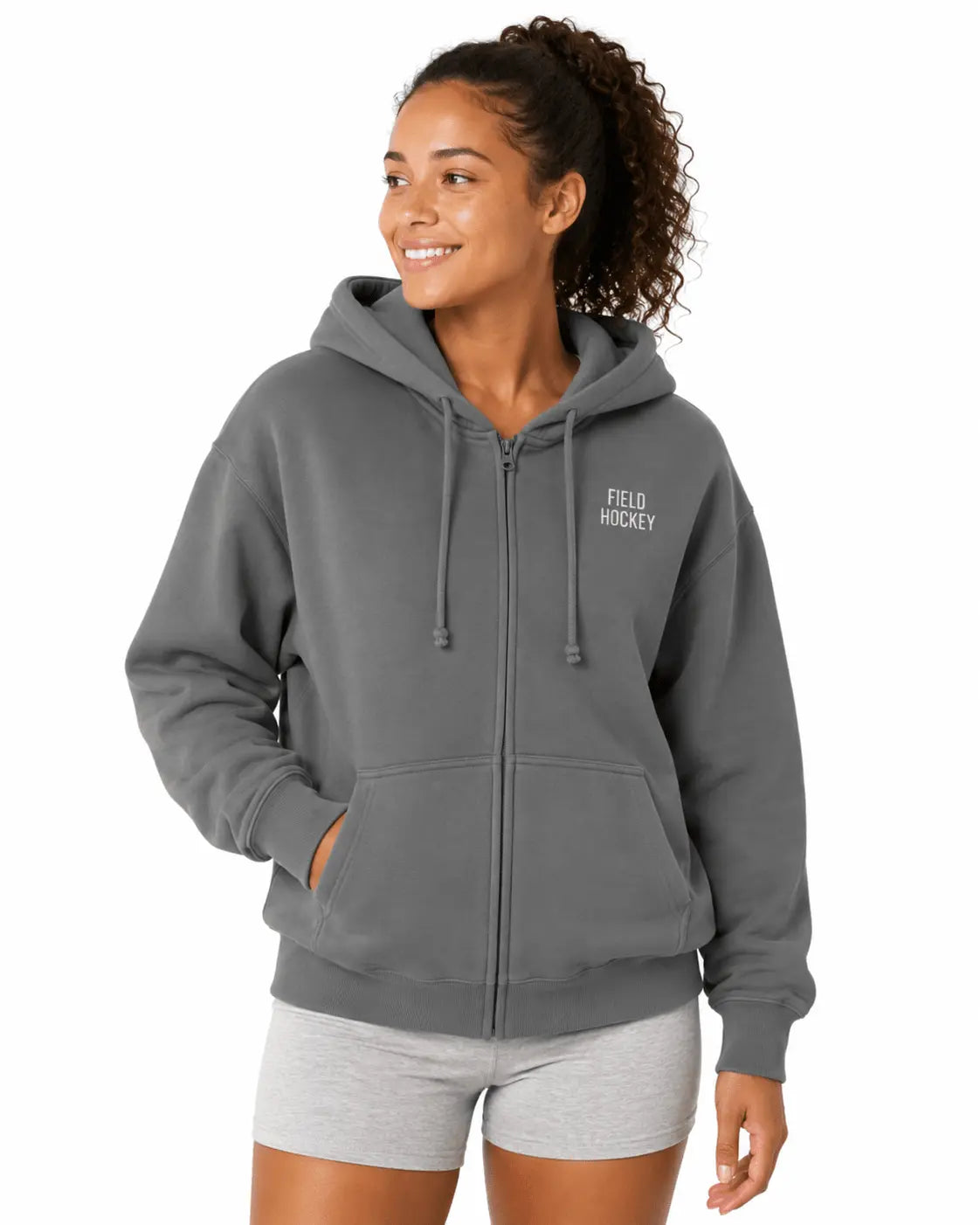 Field Hockey Zip Hoodie Minted Field Hockey