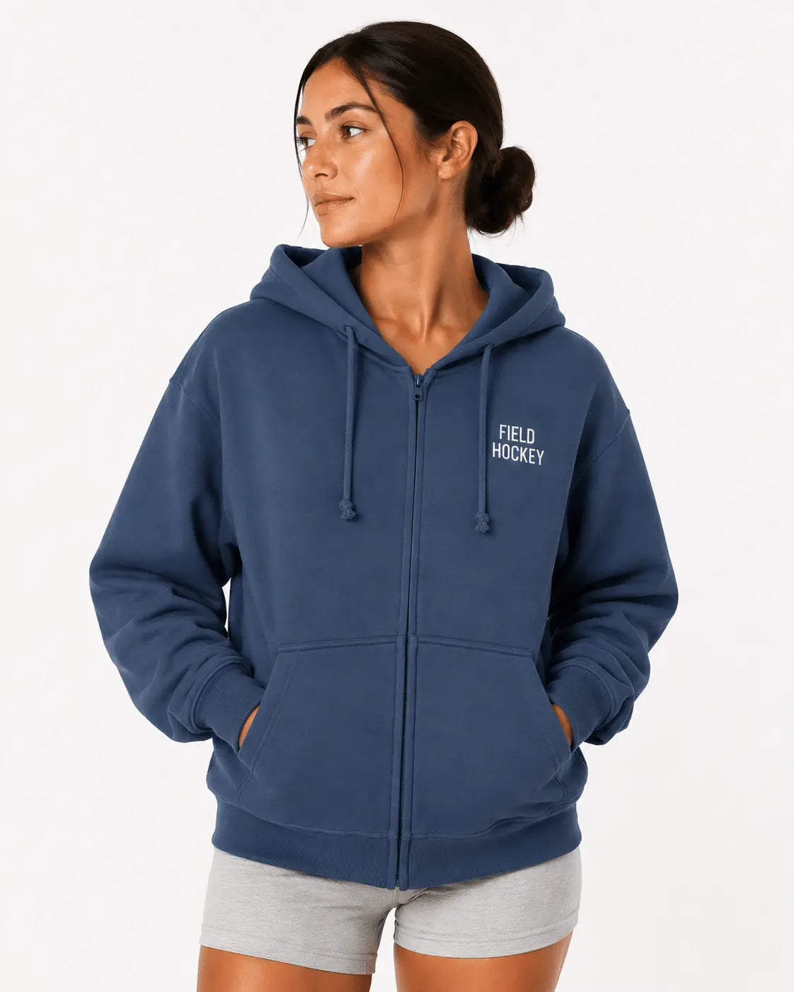 Field Hockey Zip Hoodie Minted Field Hockey