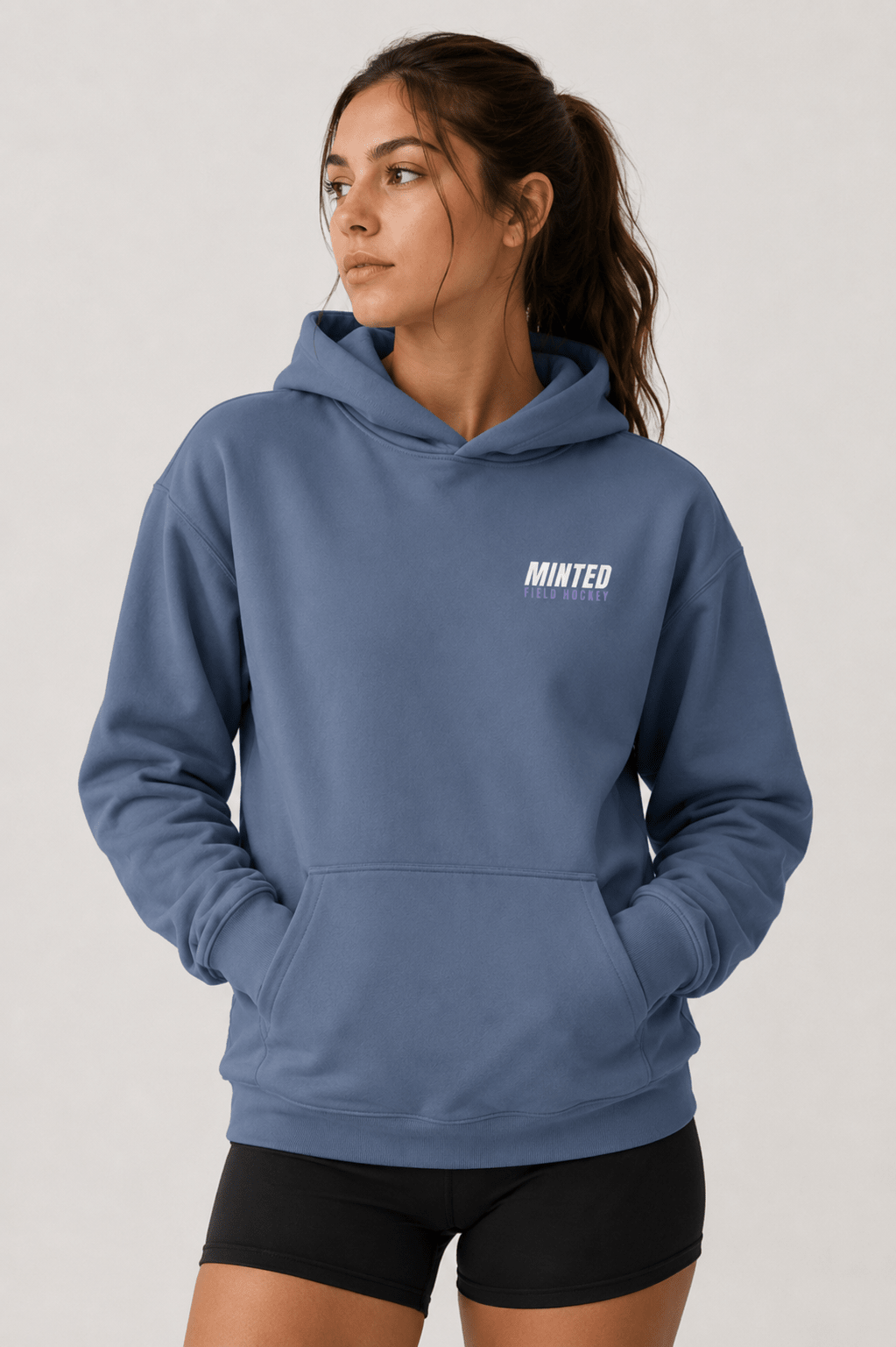 Minted Field Hockey Hoodie Embroidered hoodie