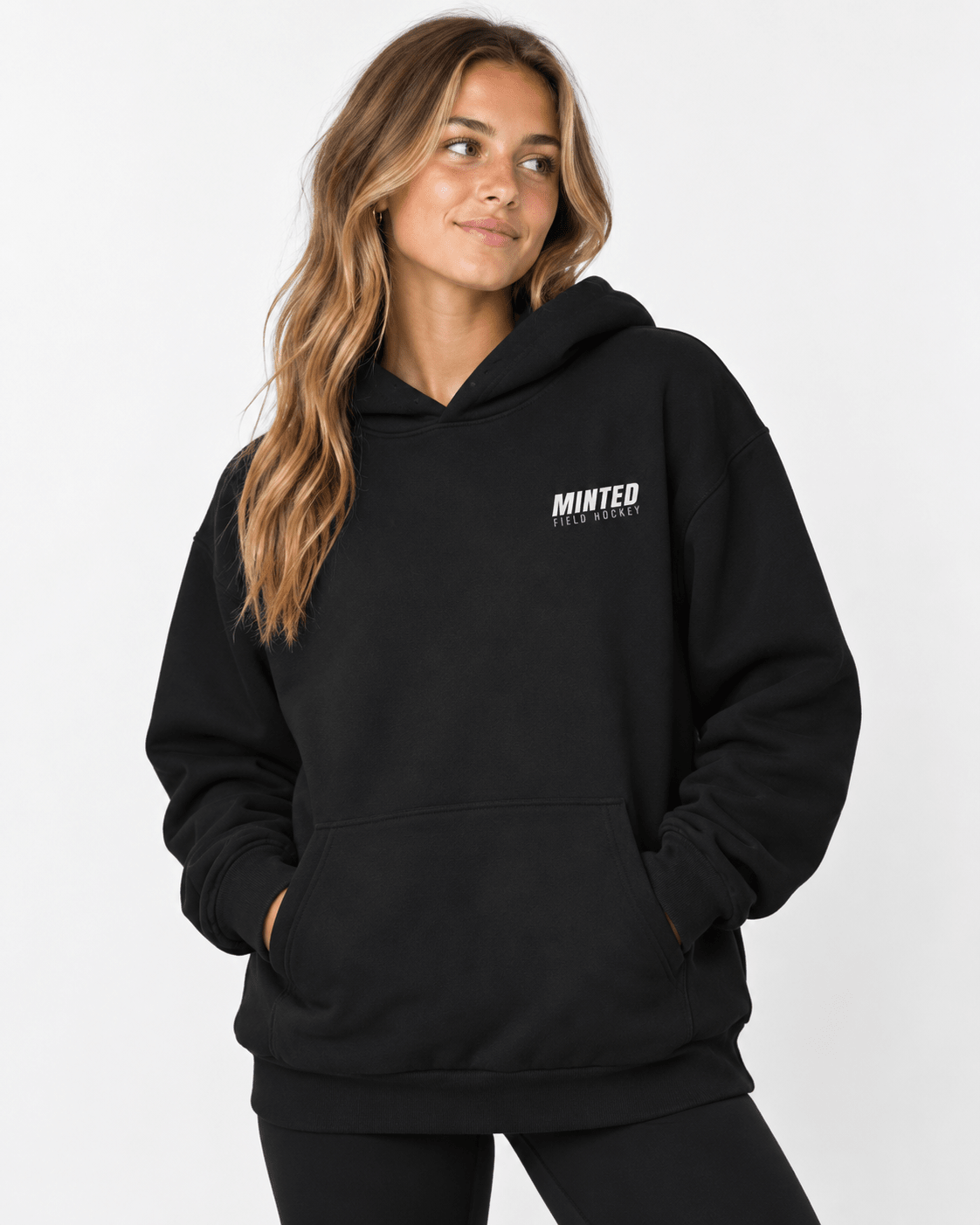 Minted Field Hockey Hoodie Embroidered hoodie