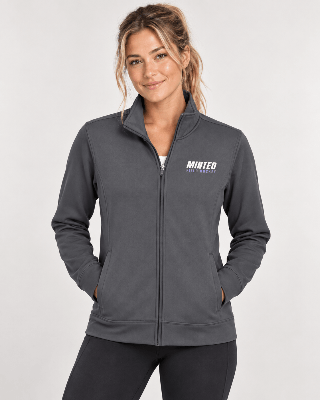 Minted Field Hockey Performance Fleece Zipper Jacket jackets