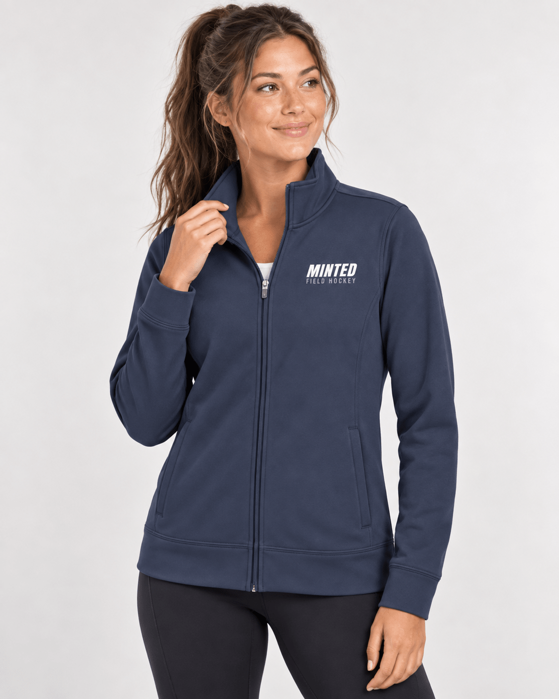 Minted Field Hockey Performance Fleece Zipper Jacket jackets