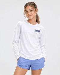 Minted Field Hockey Youth Performance Long Sleeve Tee long sleeves