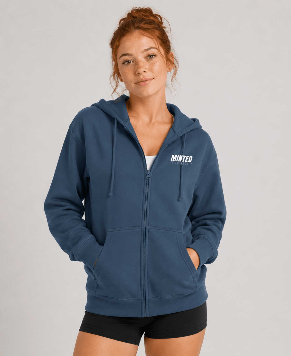 Minted Field Hockey Zip Hoodie hoodies