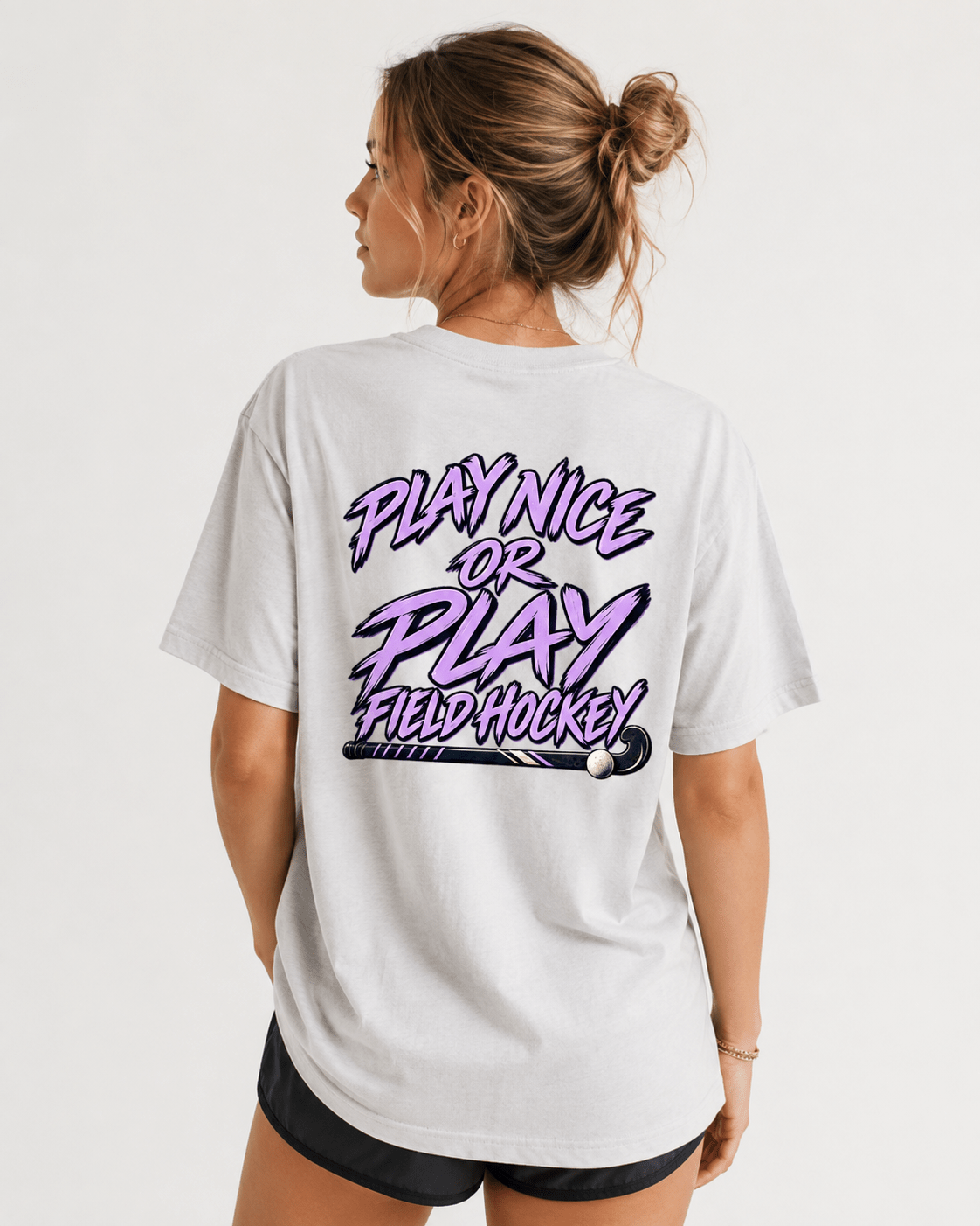 Play Nice or Play Field Hockey Tshirt tshirts